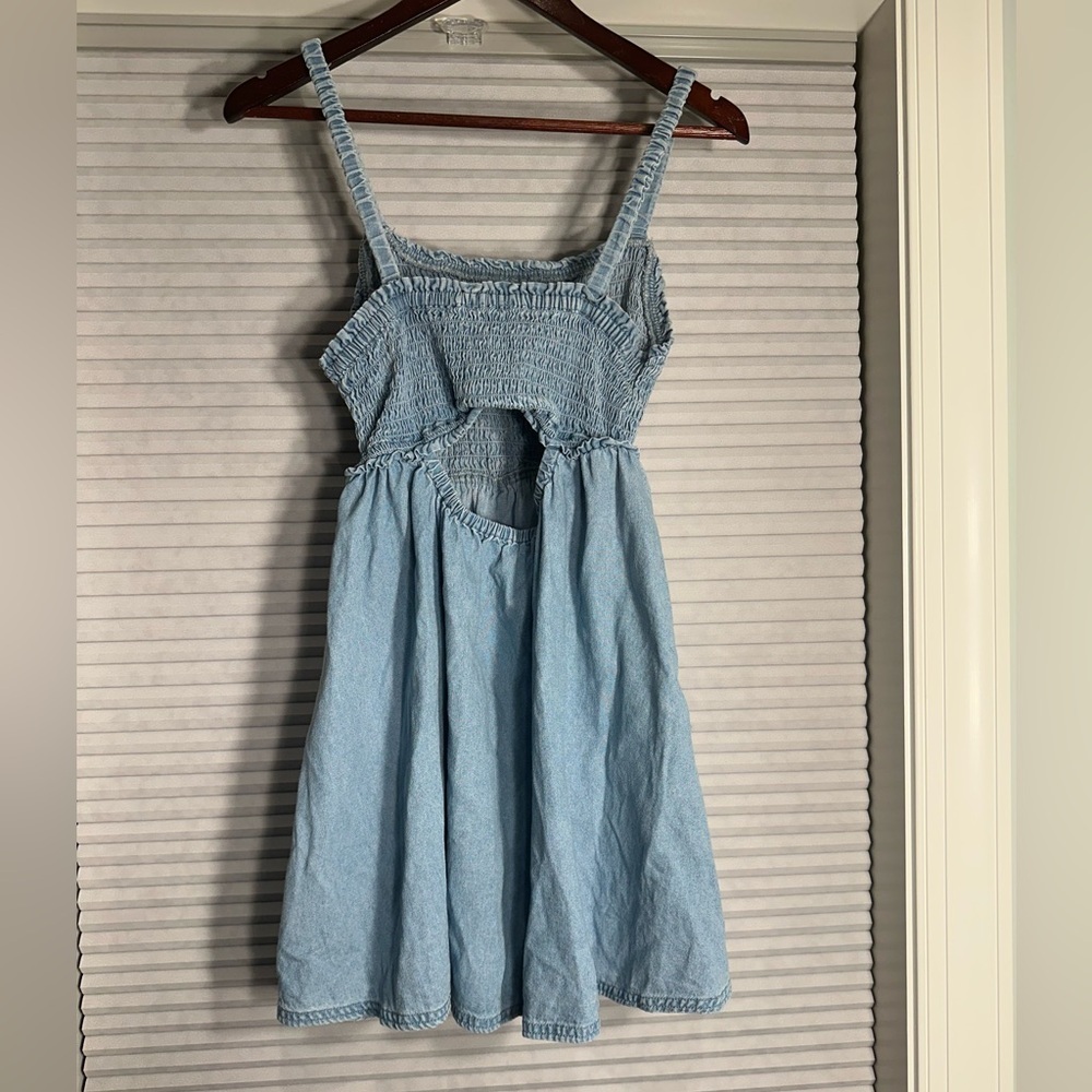 American Eagle chambray dress J-22 - Picture 2 of 3